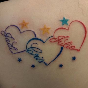 Tatuajes de estrellas con nombres