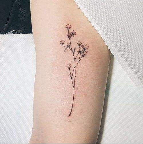 Tatuajes de flores pequeñas