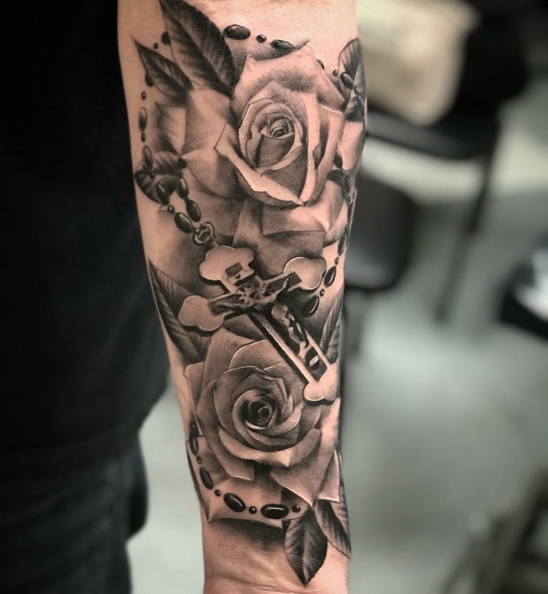 Tatuajes de rosarios