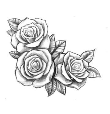Tatuajes de rosas pequeñas